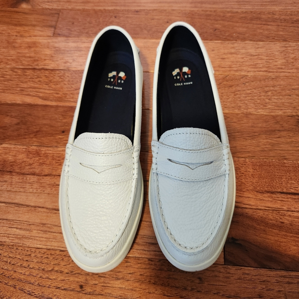 NWOT Cole Haan Nantucket Penny Loafer White